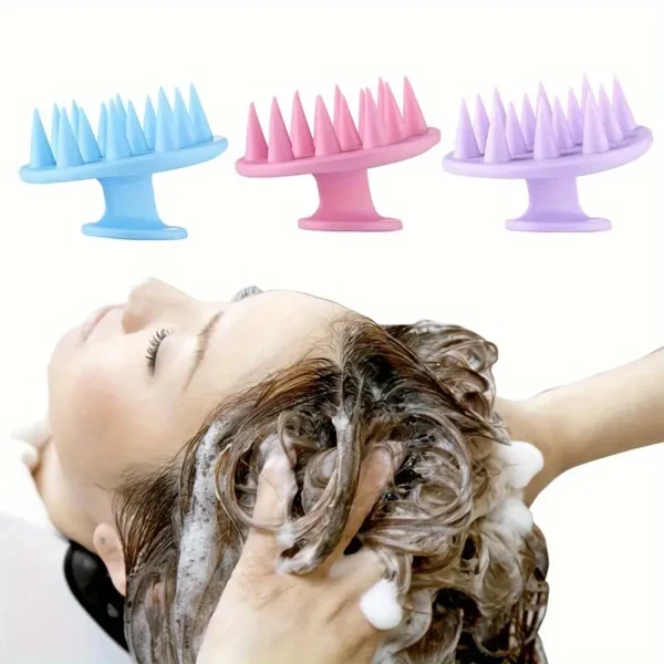 Soft Silicone Scalp Massager Brush