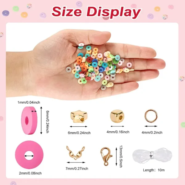 4800pc Vibrant Clay Beads - Image 2