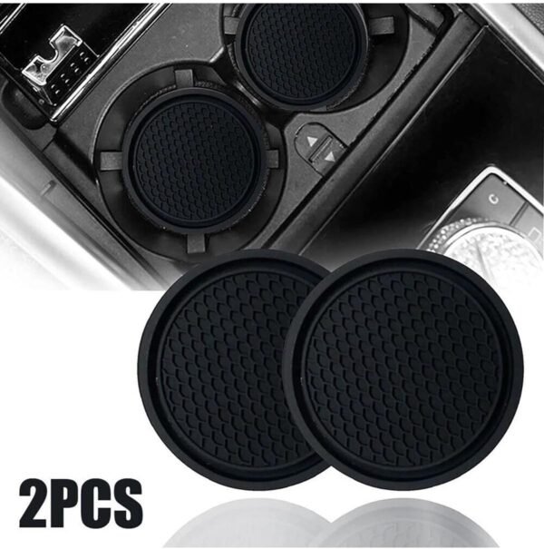 2pcs Non-slip Car Water Cup Pad