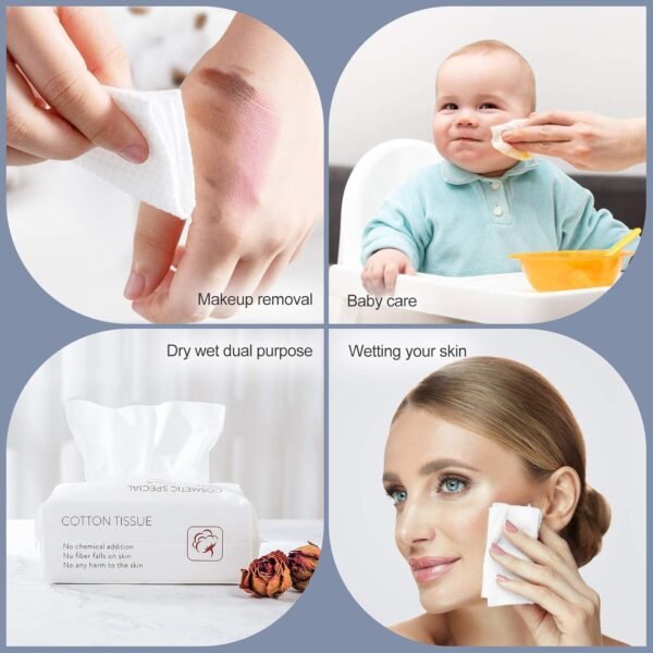 Disposable Face Towel Facial Tissue - Image 2