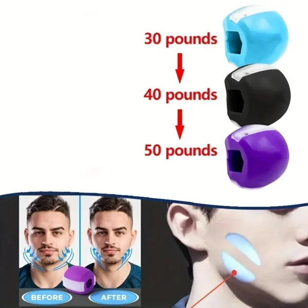 1pc Unisex Facial Massage Exerciser - Image 6