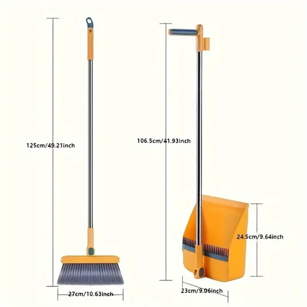 Cleaning Broom And Dustpan Set - Image 2