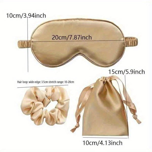 3pcs Set Sleep Eye Mask - Image 4