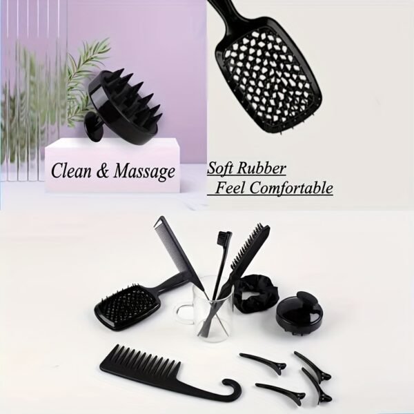 12pcs Hair Styling Comb Set - Image 12