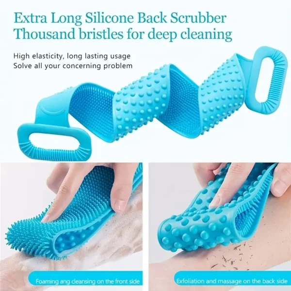 Silicone Body Scrubber Bath Brush