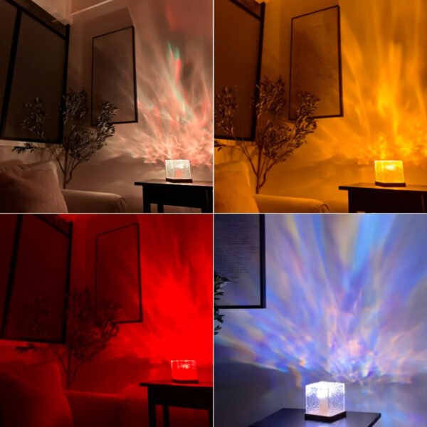 3D Rotating Projector Water Ripple Lamp - Image 8