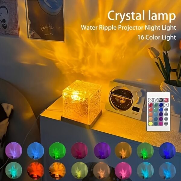 3D Rotating Projector Water Ripple Lamp - Image 6