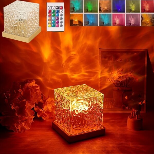 3D Rotating Projector Water Ripple Lamp - Image 3